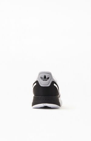 White & Black ZX 1K Boost Shoes image number 3