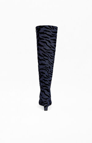 Women's Kenya Denim Tiger Wedge Boots image number 3