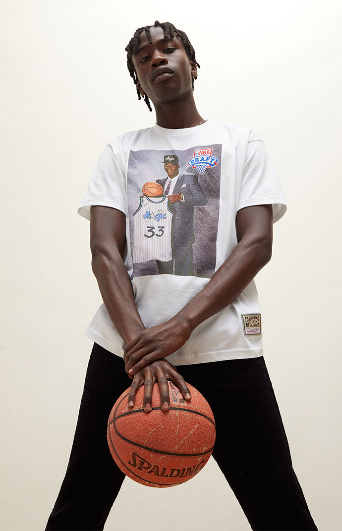Mitchell Ness Draft Day Shaq T Shirt PacSun