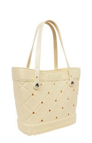 Yellow Medium Quilted Tote Bag image number 2