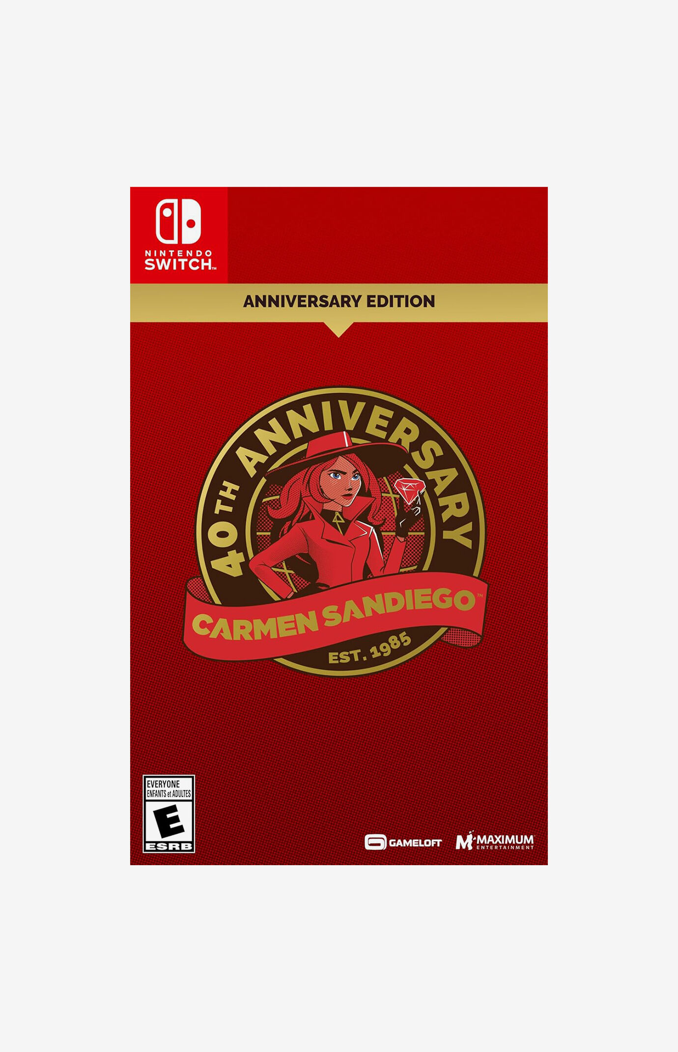  Carmen Sandiego 40th Anniversary Edition Nintendo Switch Video Game