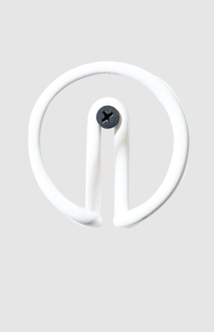 White Circle Wall Hook
