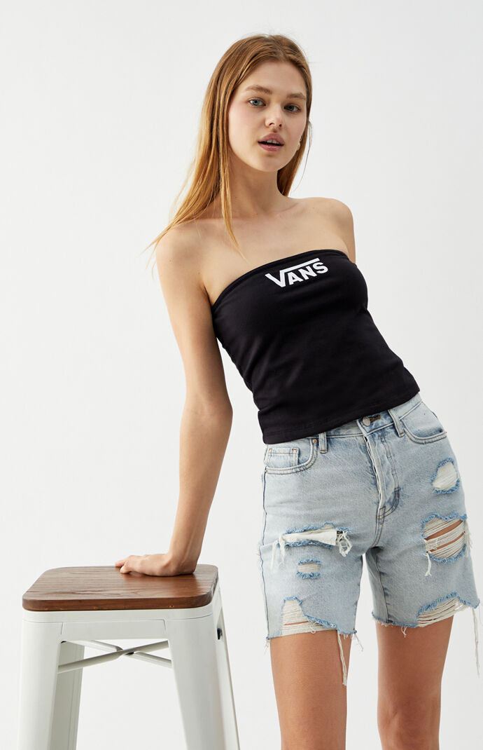 Flying V Tube Top