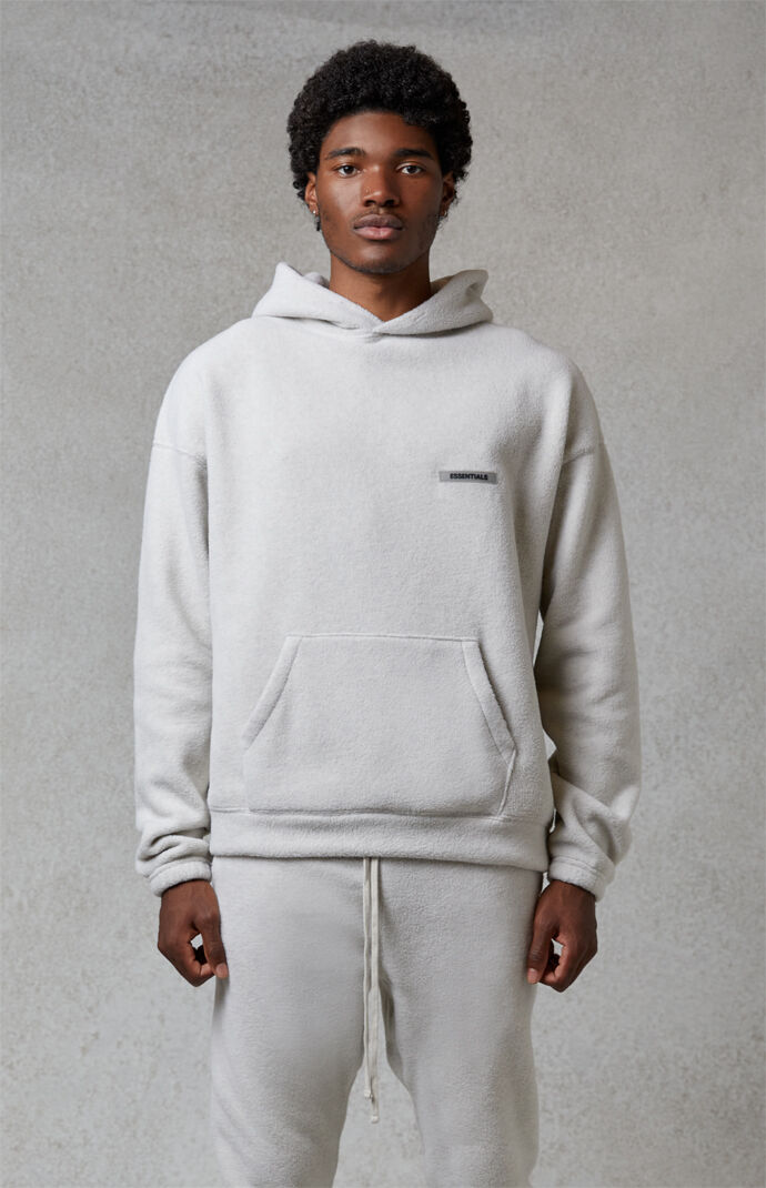 Fear of god online essentials polar fleece hoodie