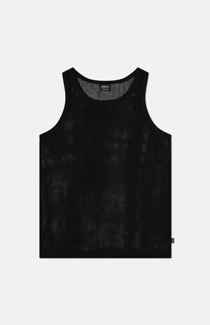 Black Mesh Tank Top image number 1