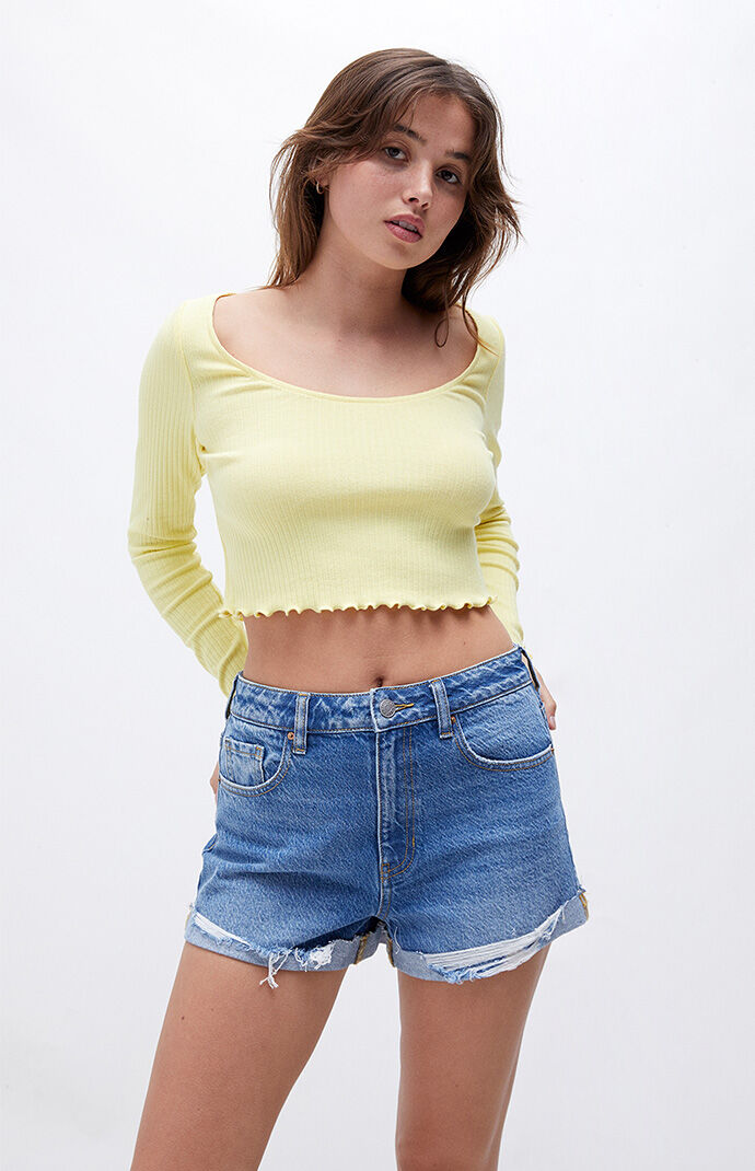 Mom jean shorts pacsun discount