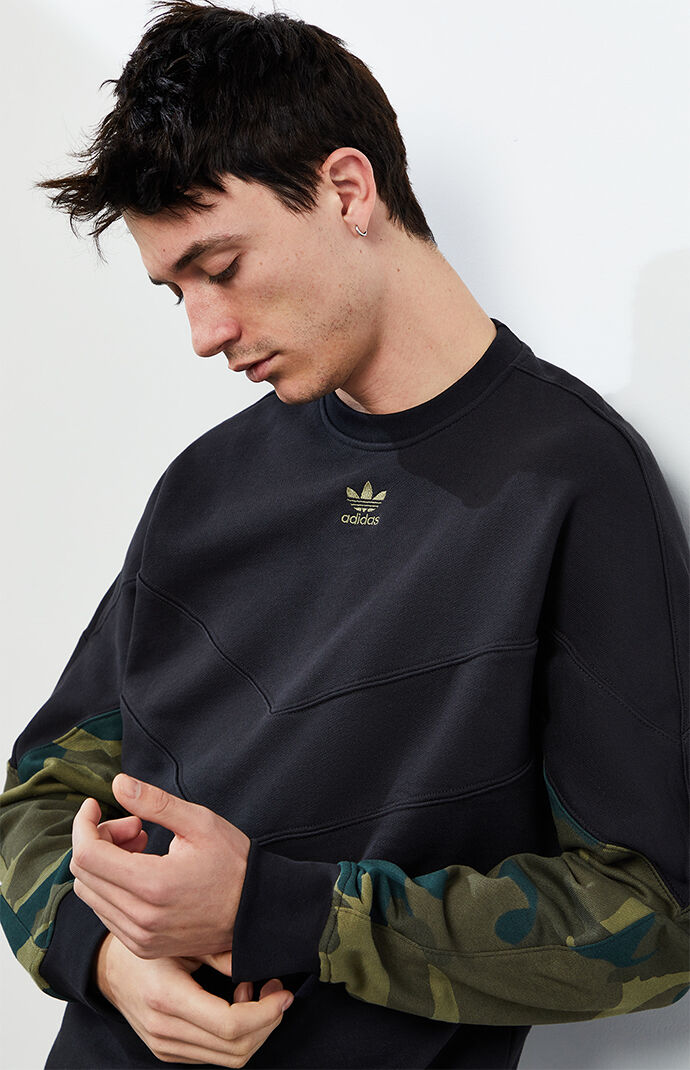 Camo Crew Neck Sweater