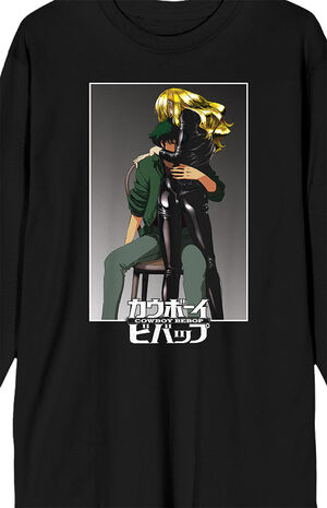 Spike Spiegel & Julia Cowboy Bebop Long Sleeve T-Shirt image number 2
