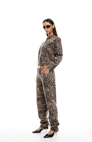 Leopard Carmela Straight Leg Jeans image number 4