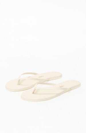 Women's Cream Solids Sandals image number 2