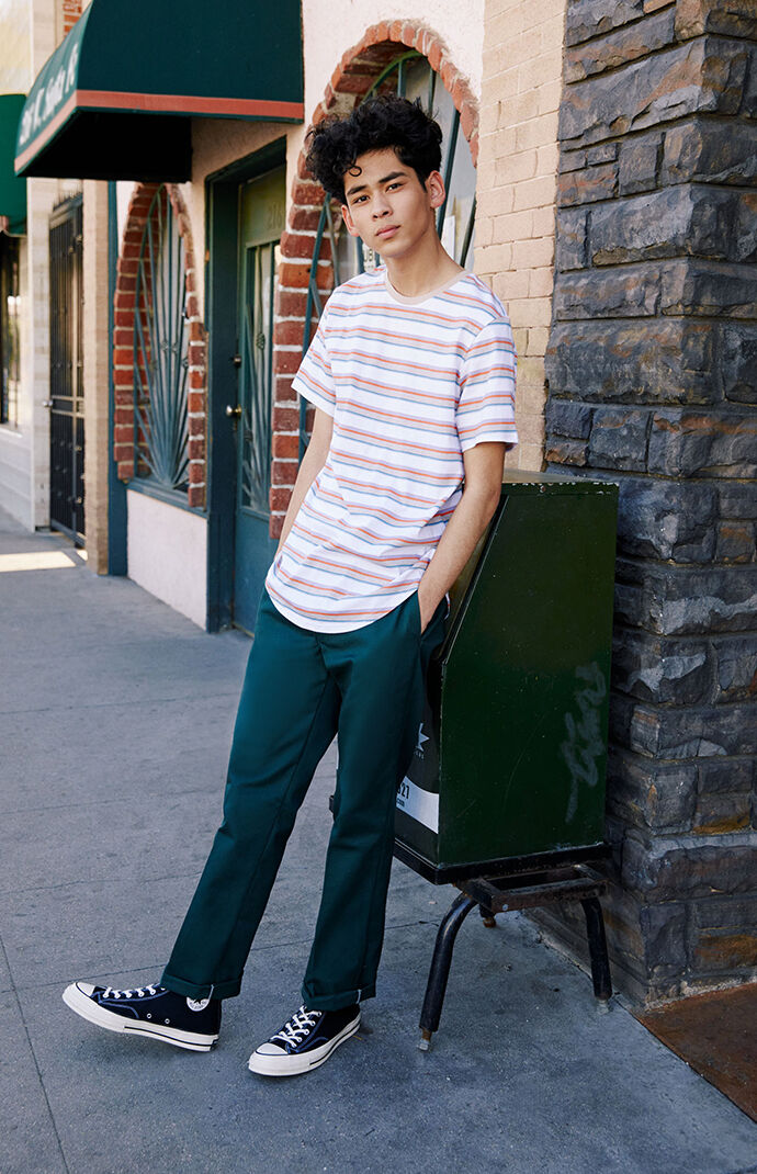 Bizo Striped Scallop T-Shirt