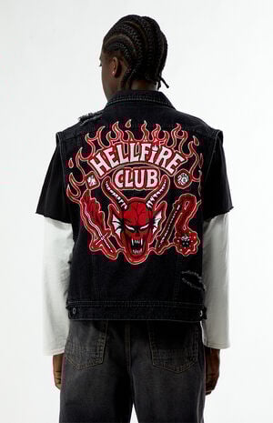x Stranger Things Dungeon Master Denim Vest image number 4
