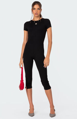 Capri Open Back Jumpsuit image number 5