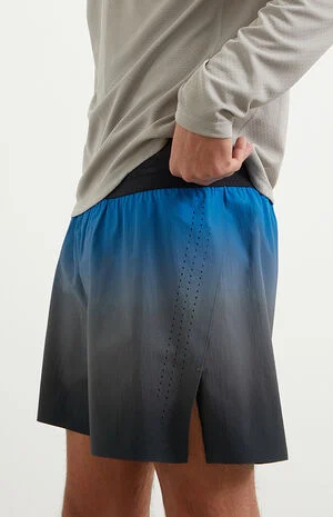 Active Blue Ombre Running Shorts image number 3