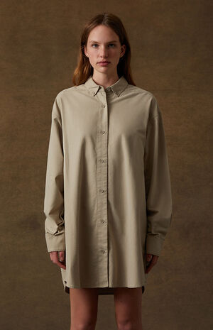 Women's Smoke Oxford Button Down Shirt image number 2