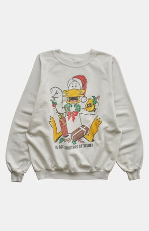 '90s Christmas Attitude Crew Neck Sweatshirt image number 1