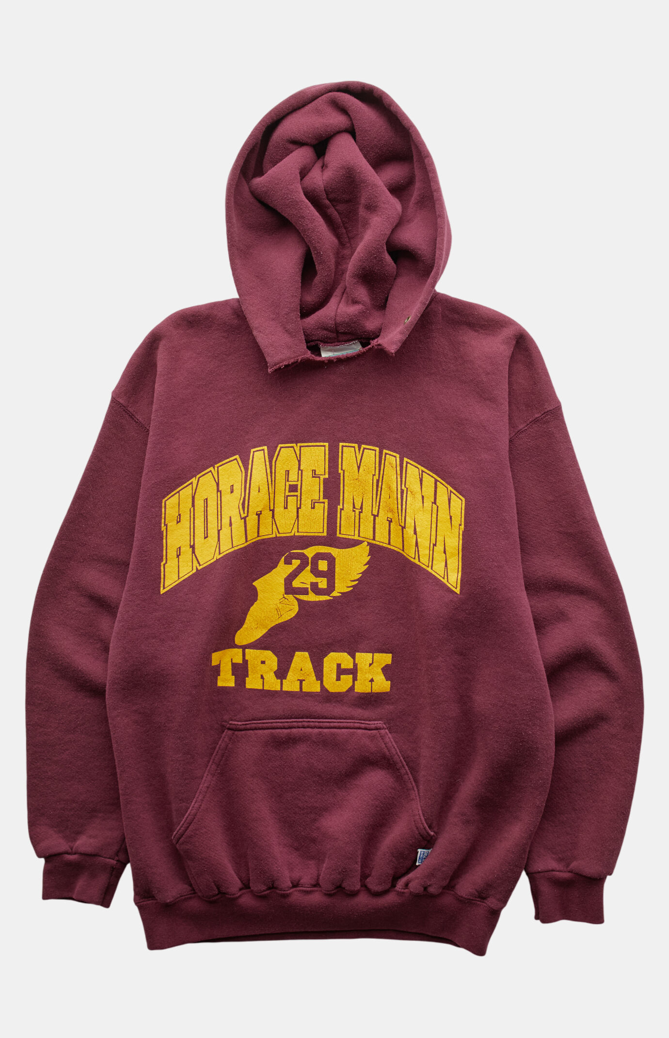 PS VINTAGE 90s Horage Mann Track Russell Pullover Hoodie