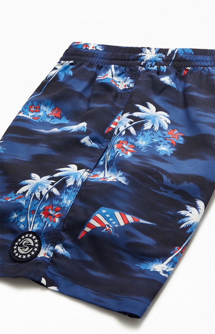 Uncle Sam 17" Swim Trunks