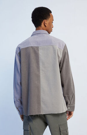 Lavender Corduroy Shacket image number 3