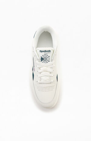 Women's White & Green Club C Double Pop Sneakers image number 5