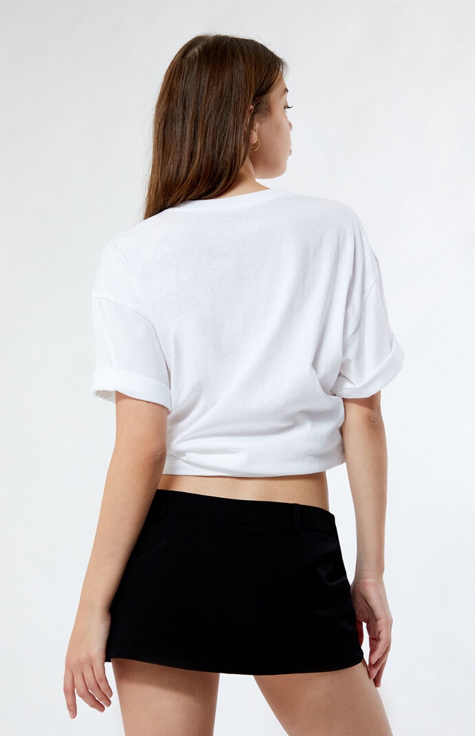 【Rest&Recreation】25HS★(S,M) LOW-RISE BUTTON SKORT AnotherChill Women's Low Waist Micro Mini Skorts Skirt with