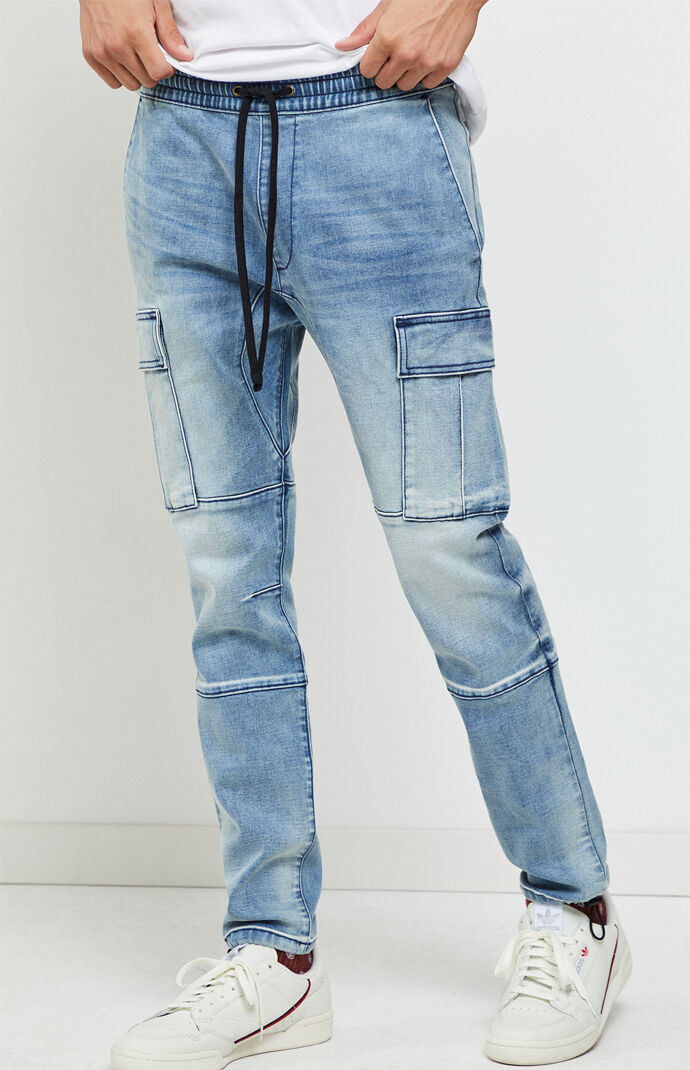 pacsun stacked skinny cargos