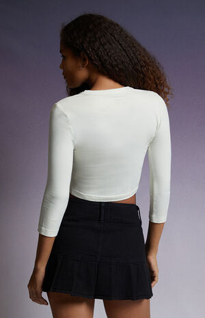 By PacSun Butterfly 3/4 Sleeve T-Shirt image number 3