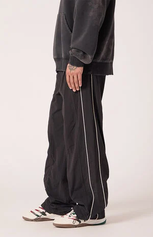 Black Bolton Baggy Track Pants image number 3