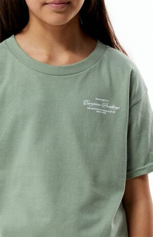 x Pacsun Kids Mint Curatorial T-Shirt image number 4