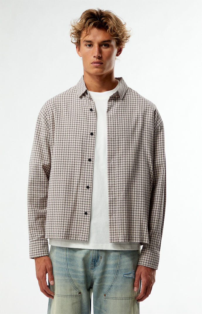 トップス CROPPED PLAID SHIRT graph plaid Pacsun Plaid Cropped Flannel Shirt | Pacsun