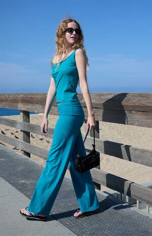 Emerald Priscilla Flare Pants image number 1