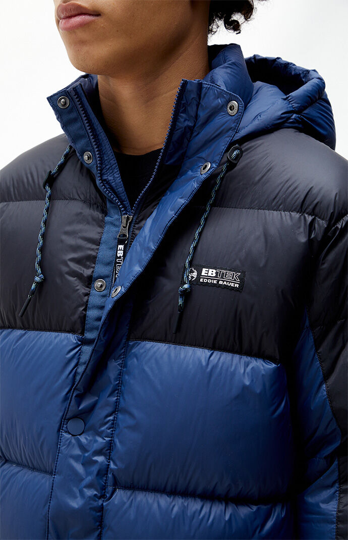 上杉柊平着用似〕Eddie Bauer Blue Down Jacket