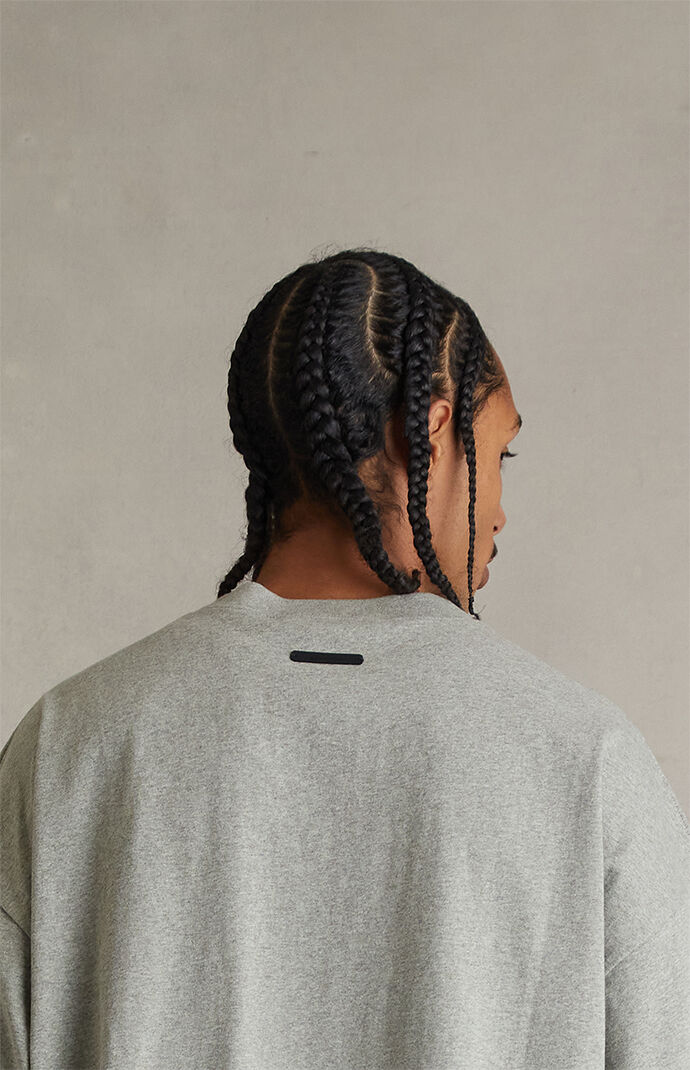 Fear of God ESSENTIALS Concrete Heather Signature '90s Short Sleeve T-Shirt