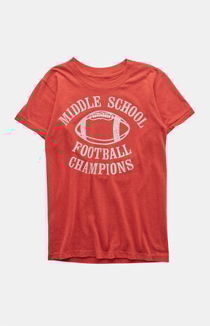 '80s Middle School Football Champions Graphic T-Shirt image number 1