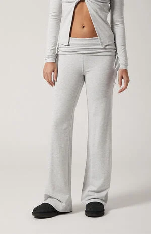 PAC DRIFT Active Shoreline Fold-Over Flare Yoga Pants image number 3