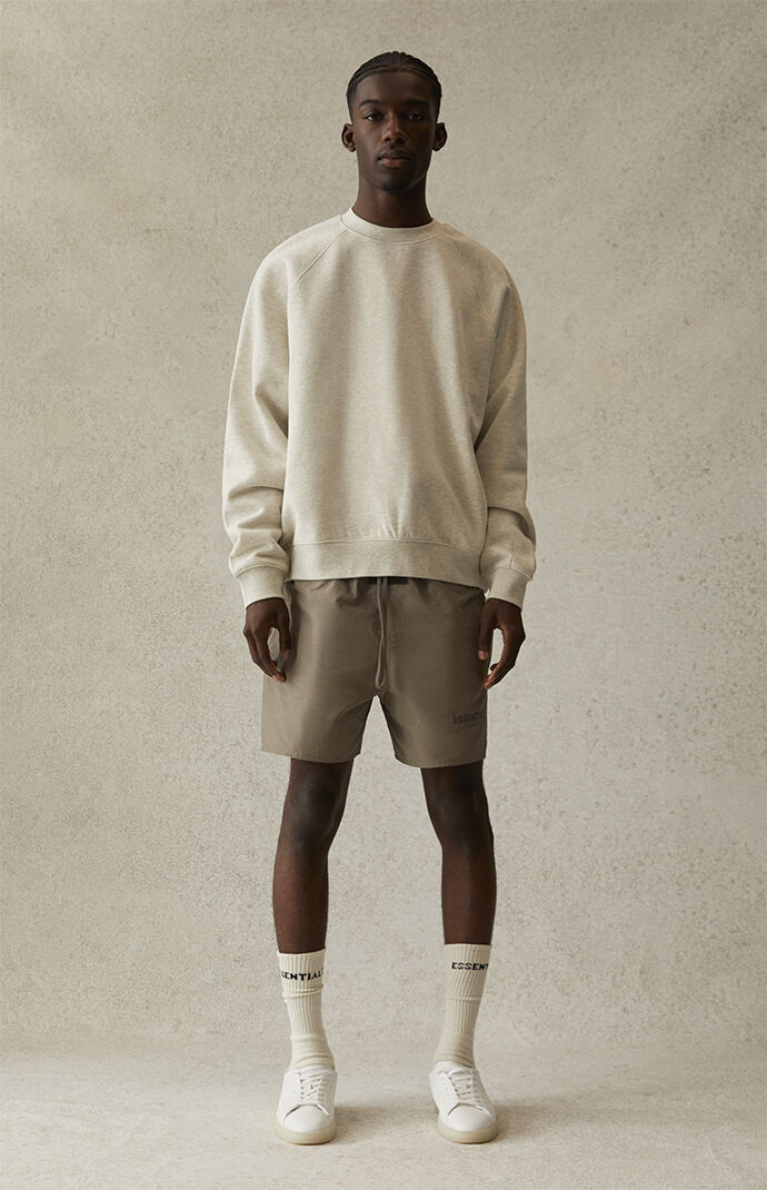 Oatmeal crewneck top