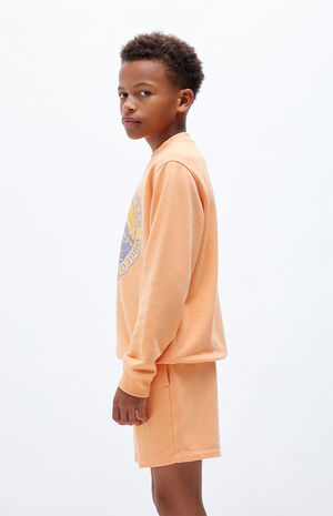 Apricot Wave Pacific Sunwear Crew Neck Sweatshirt image number 2