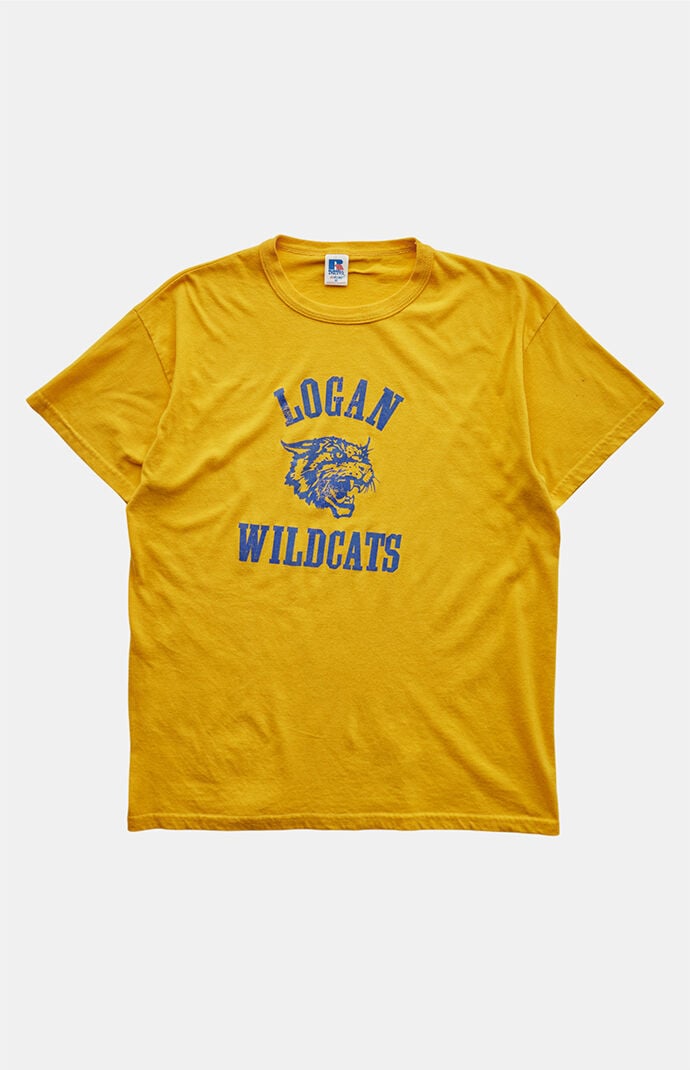 PS VINTAGE 90s Logan Wildcats Russell Graphic T-Shirt