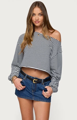 Aveline Off Shoulder Light Sweatshirt image number 1