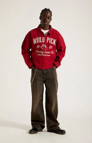 Blake Extreme Baggy Jeans Overdyed Brown image number 6