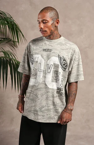 00 Camo Premium Oversized T-Shirt image number 4
