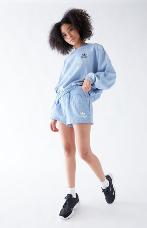 Light Blue Disrupted Shorts image number 4