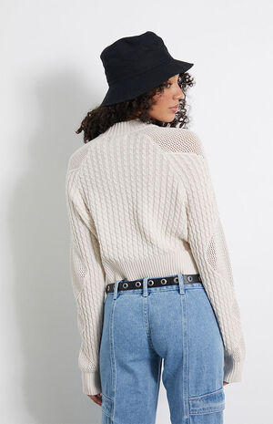 Lovely Heart Mock Neck Sweater image number 4