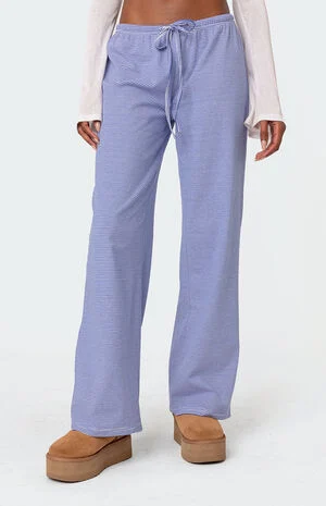 Olivia Striped Loose Fit Pants image number 1