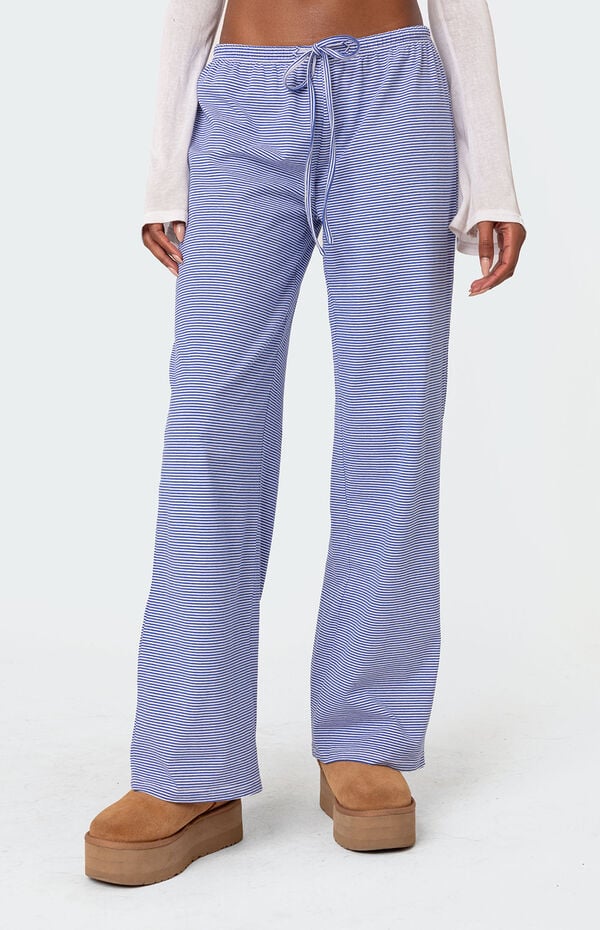 Edikted Olivia Striped Loose Fit Pants PacSun edikted-olivia-striped-loose-fit-pants-pacsun