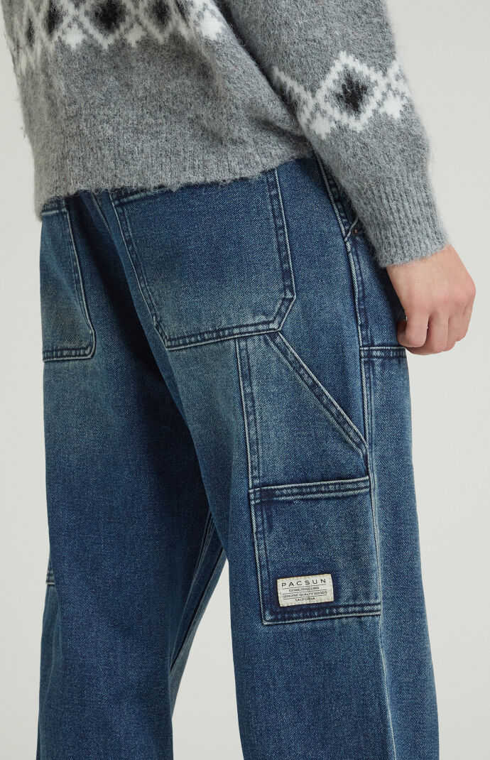 SUNSEA サンシー　Big Denim Pants/Indigo Pacsun Lena Low Rise Super Baggy Jeans Dark Indigo | PacSun