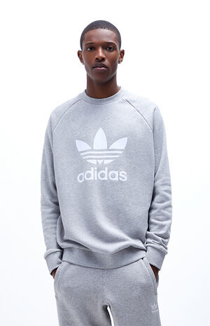 Trefoil Crew Neck Sweatshirt image number 1