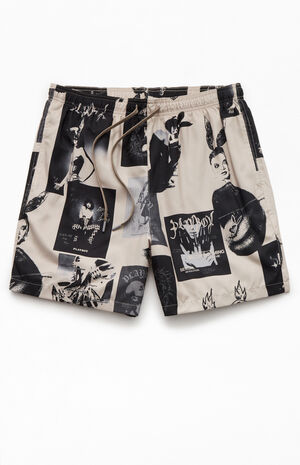 By PacSun Dive 6" Swim Trunks image number 1