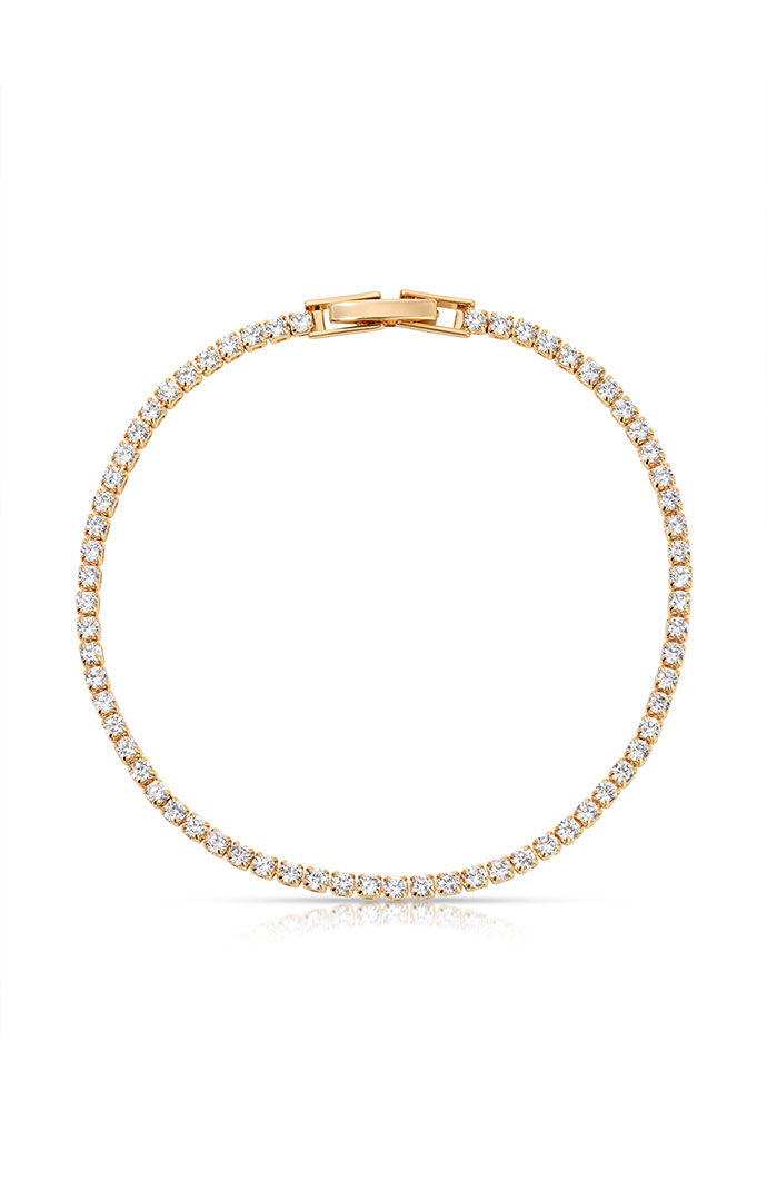 Ettika Minimalist Crystal Tennis Bracelet