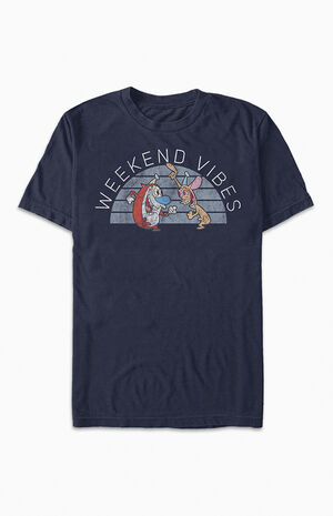 Ren And Stimpy Weekend T-Shirt image number 1